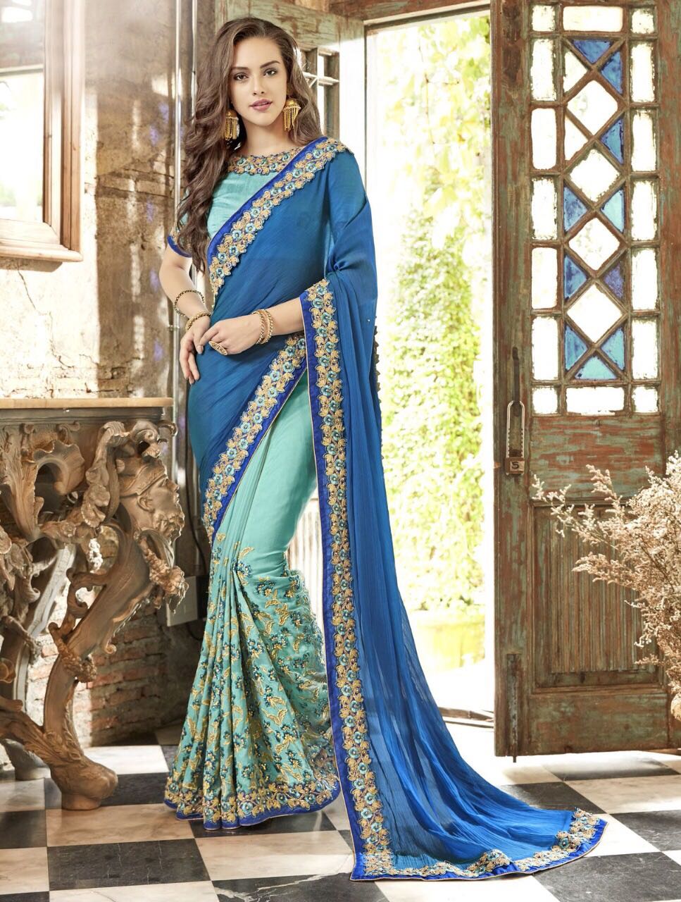 Triveni Kalpana-12 Wholesale Heavy Work Saree